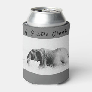 Rafraîchisseur Pour Canette Gentle Giant Elephant haute clé photo avec texte