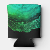 Rafraîchisseur Pour Canette Géode Agate Vert Abstrait 50 & Fabuleux Anniversai (Dos)