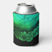 Rafraîchisseur Pour Canette Géode Agate Vert Abstrait 50 & Fabuleux Anniversai (Can Dos)