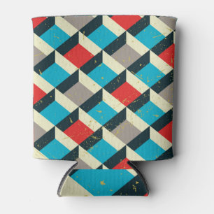 Rafraîchisseur Pour Canette Géométrie décorative : Motif artistique Vintage.