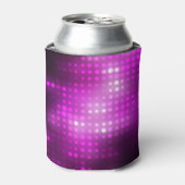 Rafraîchisseur Pour Canette Géométrie rose : Arrière - plan Carré Abstrait. (Can devant)