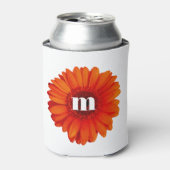 Rafraîchisseur Pour Canette Gerbera Daisy Monogramme initial (Can devant)