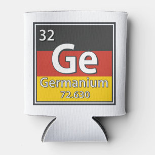 Rafraîchisseur Pour Canette Germanium - Allemagne Drapeau allemand Science