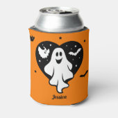 Rafraîchisseur Pour Canette Ghost Halloween mignon Avec Coeur Et Chat (Can Dos)