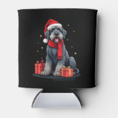 Rafraîchisseur Pour Canette Giant Schnauzer Chien Fêtes de Noël Vacances Sant (Devant)