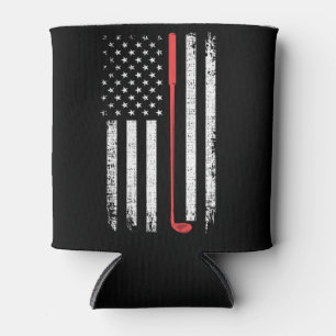 Rafraîchisseur Pour Canette Gift golf pour hommes, American Flag Golf Club