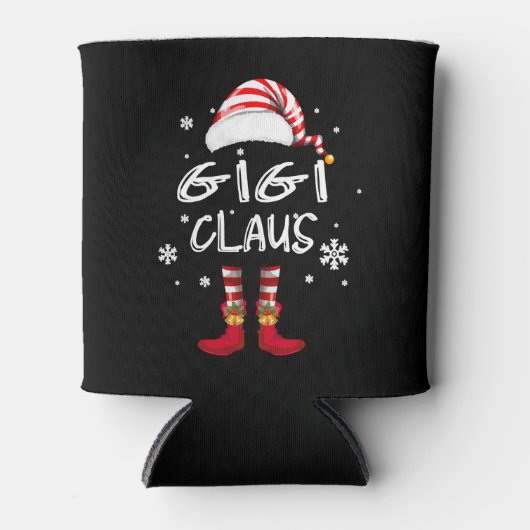 Rafraîchisseur Pour Canette Gigi Claus de Christmas Santa Sweatshirt (Devant)