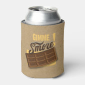 Rafraîchisseur Pour Canette Gimme S'more Bonfire Custom Birthday Bottle (Can devant)