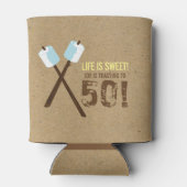 Rafraîchisseur Pour Canette Gimme S'more Bonfire Custom Birthday Bottle (Dos)