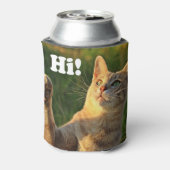 Rafraîchisseur Pour Canette Ginger Cat Dit Bonjour ! (Can Dos)