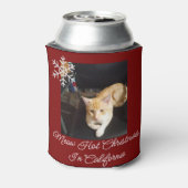 Rafraîchisseur Pour Canette Ginger Cat Photo Text Customize (Can Dos)