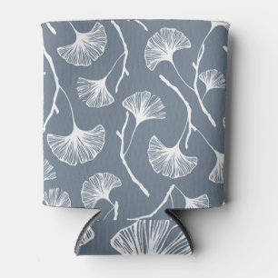 Rafraîchisseur Pour Canette Ginkgo Feuilles : Elégant Motif sans Seamless.