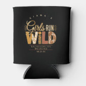 Rafraîchisseur Pour Canette Girls Run Wild Safari Bachelorette ID1148 (Devant)