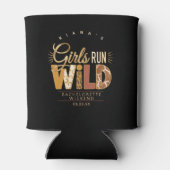Rafraîchisseur Pour Canette Girls Run Wild Safari Bachelorette ID1148 (Dos)