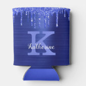 Rafraîchisseur Pour Canette Girly Sapphire Bleu Parties scintillant Drivers No (Dos)