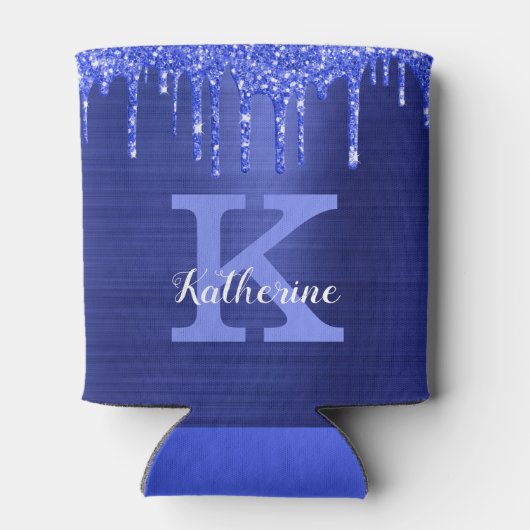 Rafraîchisseur Pour Canette Girly Sapphire Bleu Parties scintillant Drivers No (Dos)