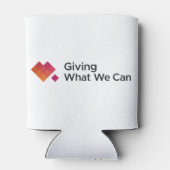 Rafraîchisseur Pour Canette Giving What We Can Logo Wide (Dos)