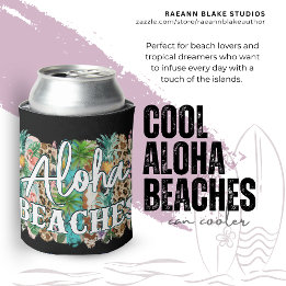 Rafraîchisseur Pour Canette Glaces pour les plages d'Aloha !