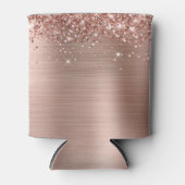 Rafraîchisseur Pour Canette Glitterie Rose Gold Foil vide (Devant)