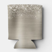 Rafraîchisseur Pour Canette Glittery Platinum Foil 30e anniversaire (Dos)