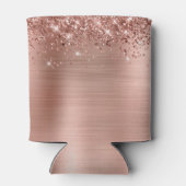 Rafraîchisseur Pour Canette Glittery Rose Gold Foil 21e anniversaire (Dos)