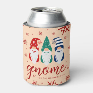 Rafraîchisseur Pour Canette Gnome de Noël Hygge pour les fêtes de neige