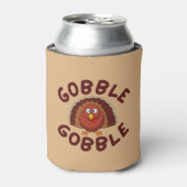 Rafraîchisseur Pour Canette Gobble Gobble Thanksgiving  (Can devant)