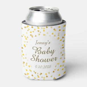 Rafraîchisseur Pour Canette Gold Love Hearts Baby shower / Sprinkle / Couples