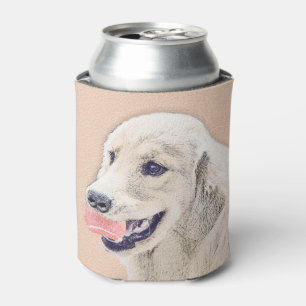 Rafraîchisseur Pour Canette Golden Retriever avec le Dog Peg de Tennis Ball