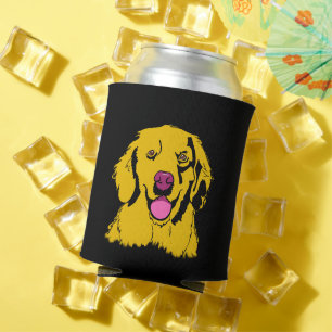Rafraîchisseur Pour Canette Golden Retriever Pop Art Can Cooler