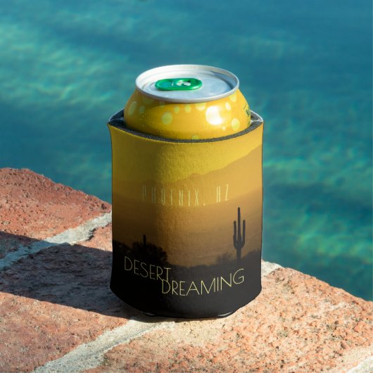 Rafraîchisseur Pour Canette Golden Sunset Cactus Desert Dreams Phoenx AZ (Piscine in situ)