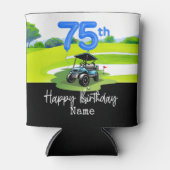 Rafraîchisseur Pour Canette Golf 75e anniversaire à Golfer (Devant)