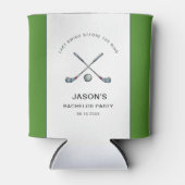 Rafraîchisseur Pour Canette Golf Bachelor Party à thème (Devant)