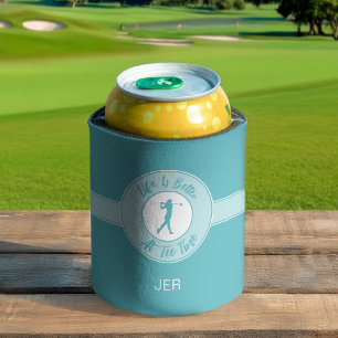 Rafraîchisseur Pour Canette Golf Citation Drôle Vie Heure de départ Monogramme