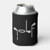 Rafraîchisseur Pour Canette Golf Lover Golfer Golfing Club (Can devant)