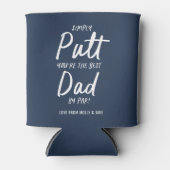 Rafraîchisseur Pour Canette Golf papa moderne marine bleu typographie drôle go (Devant)