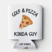 Rafraîchisseur Pour Canette Golf & pizza bonhomme (Dos)