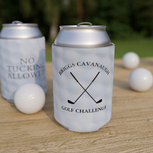 Rafraîchisseur Pour Canette Golf Player Nom Challenge Can Cooler