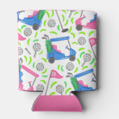 Rafraîchisseur Pour Canette Golf rose bleu (Dos)