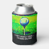 Rafraîchisseur Pour Canette Golf sur mesure Hommes Anniversaire Favors Golf Tr (Can devant)