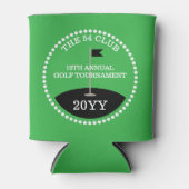 Rafraîchisseur Pour Canette Golf Tournoi Club Nom Année Vert (Devant)