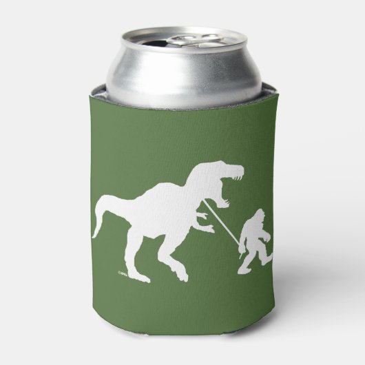 Rafraîchisseur Pour Canette Gone Squatchin avec T-rex (Can devant)
