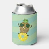 Rafraîchisseur Pour Canette Good Vibes Ananas | Fun Summer Can Cooler (Can devant)