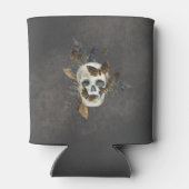 Rafraîchisseur Pour Canette Gothique Floral Mariage papillons crâne (Dos)