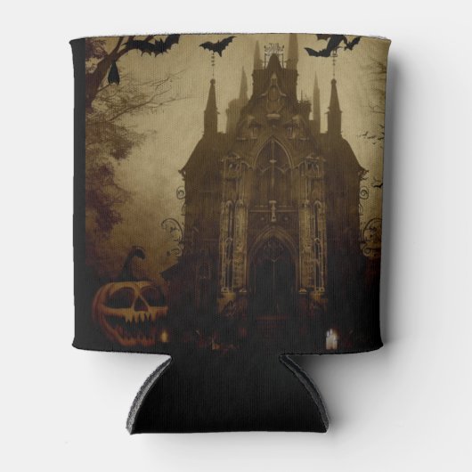 Rafraîchisseur Pour Canette Gothique/Halloween/automne/citrouille (Devant)