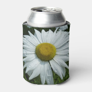 Rafraîchisseur Pour Canette Gouttes de pluie sur Daisy II Fleur sauvage Floral