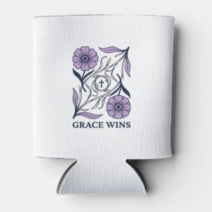 Rafraîchisseur Pour Canette Grace Wins Floral Christian Vintage Engraving Tee_