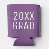 Rafraîchisseur Pour Canette Grad Bold Text 2025 Purple Graduation (Dos)