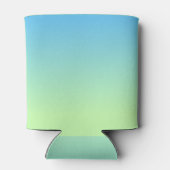 Rafraîchisseur Pour Canette Gradient bleu et vert (Dos)