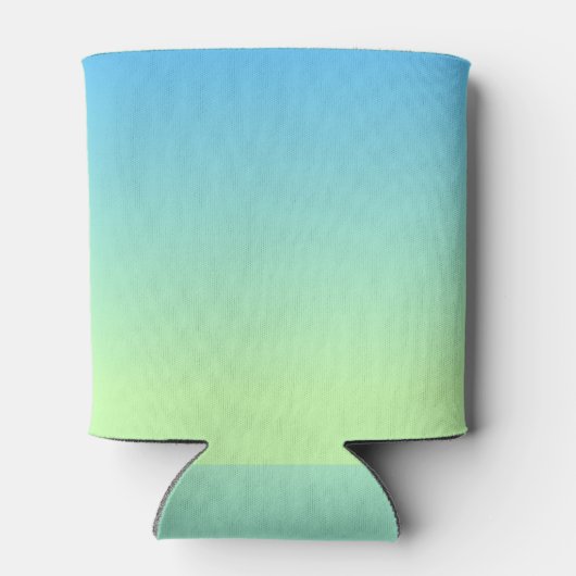 Rafraîchisseur Pour Canette Gradient bleu et vert (Dos)